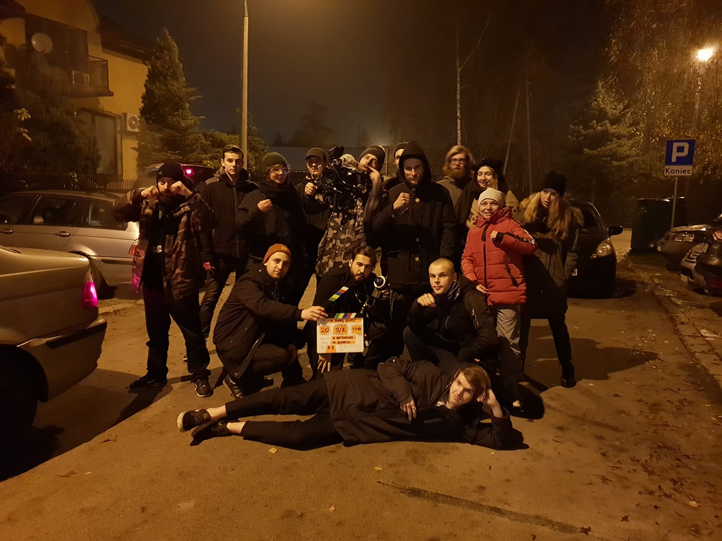 Nie zmieniaj tematu — ekipa filmowa na planie